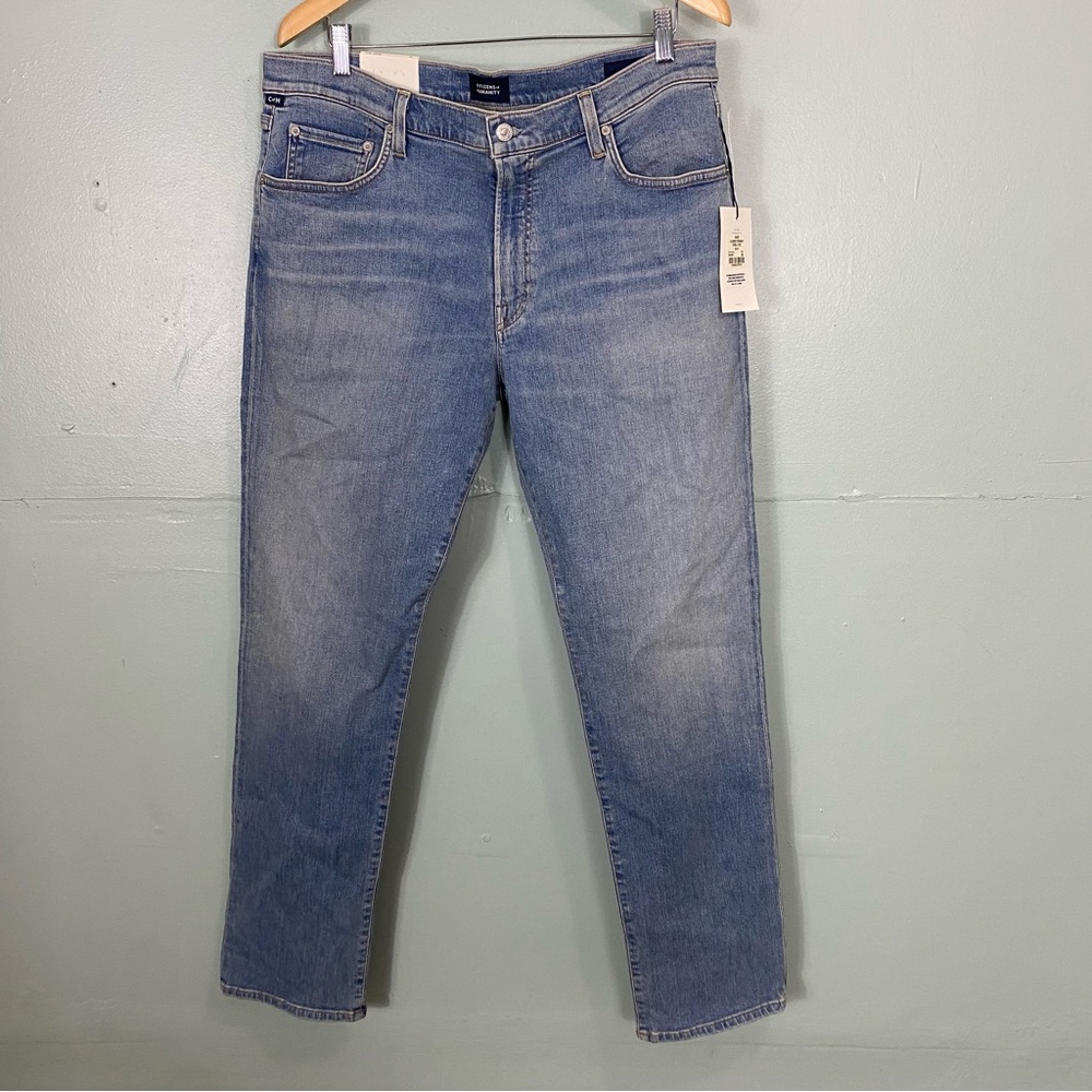 Citizens Of Humanity Gage Classic Straight Jeans In Savoy‎ Blue Size 38